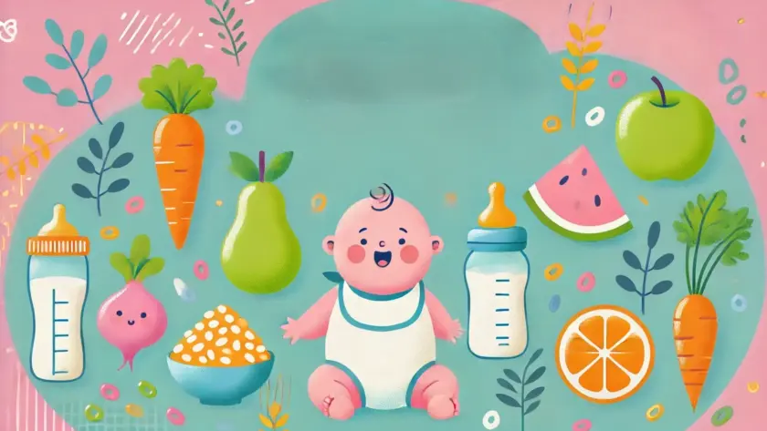 baby tykk og god, med masse nydelig frukt og grønnsaker