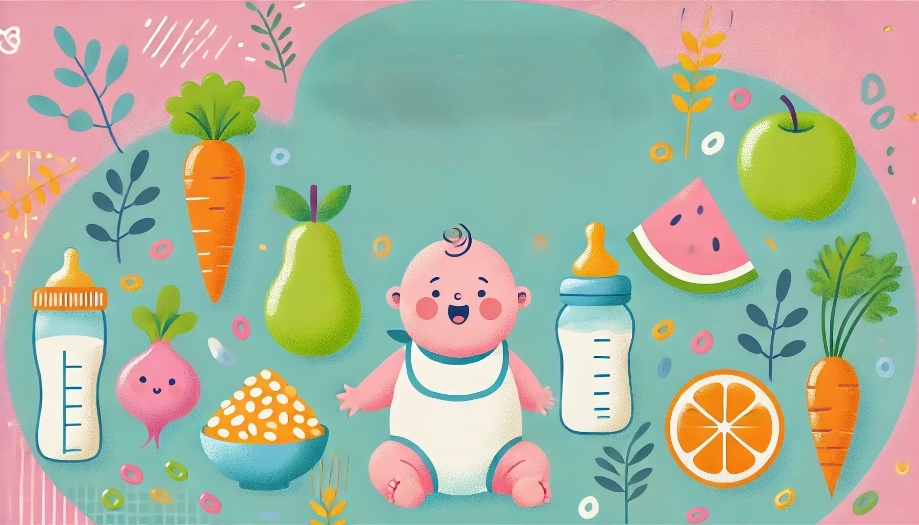 baby tykk og god, med masse nydelig frukt og grønnsaker